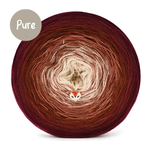 KOKONEK Pure P219 - Buraczki/mahoń/glina/ciepły beż