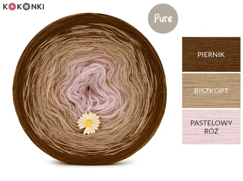 KOKONEK Pure P221 - Piernik/biszkopt/pastelowy róż