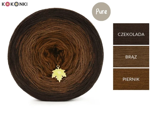 KOKONEK Pure P222 - Czekolada/brąz/piernik