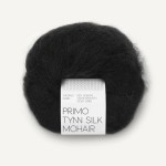 Włóczka Sandnes Garn Primo Tynn Silk Mohair 1099 / czerń