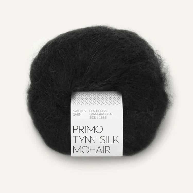 Włóczka Sandnes Garn Primo Tynn Silk Mohair 1099 / czerń