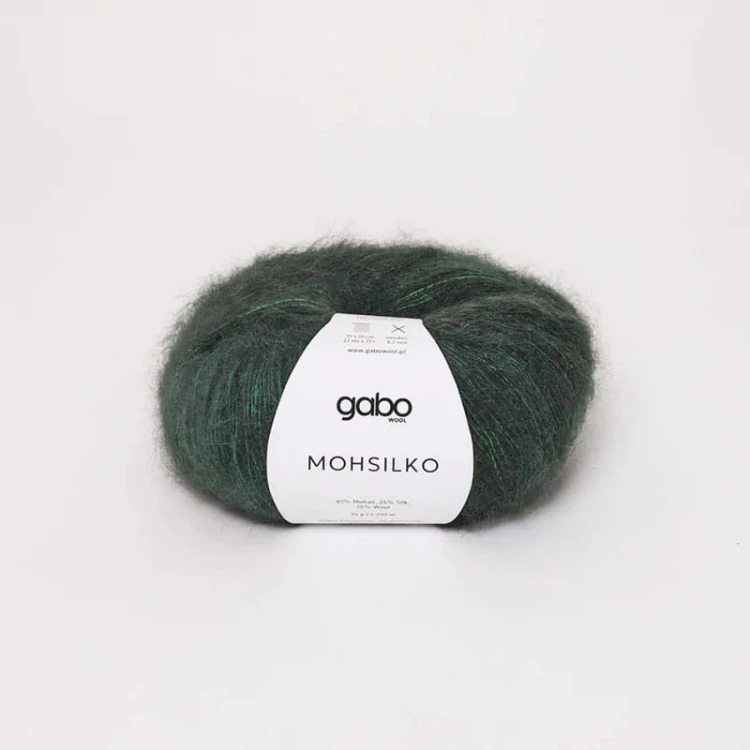 Włóczka Gabo Wool Mohsilko 4738 / zielony mech