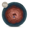 KOKONEK Pure P226 - Ciemny szmaragd/oceaniczny/mahoń/glina/morela