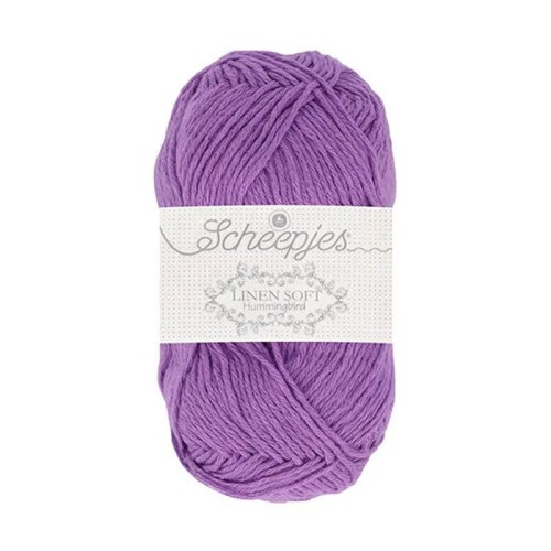 Włóczka Scheepjes Linen Soft 50g - 625 - fiołek