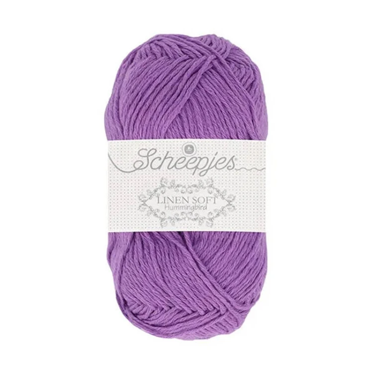 Włóczka Scheepjes Linen Soft 50g - 625 - fiołek