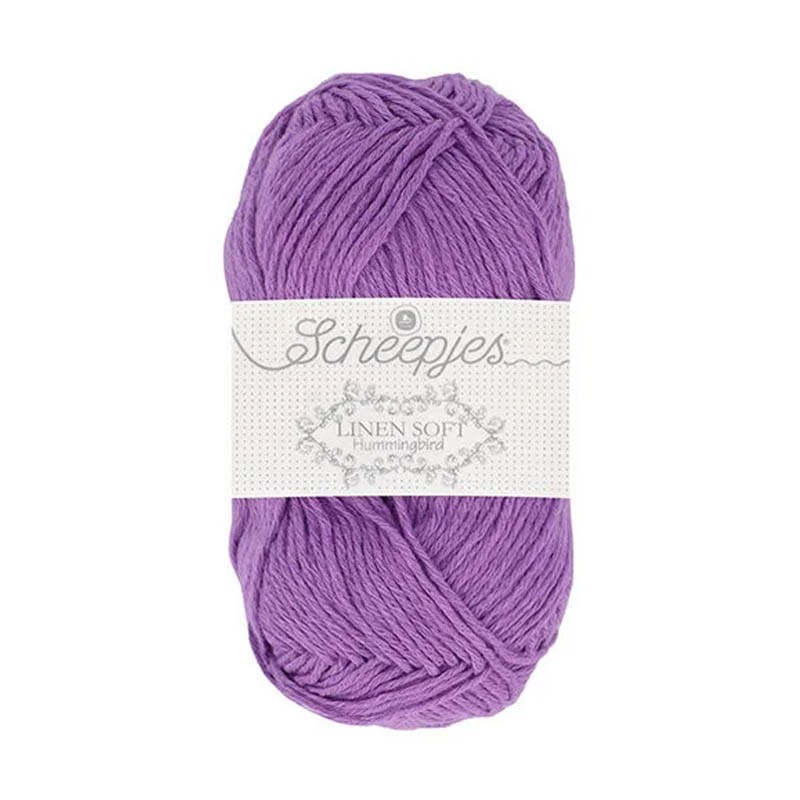 Włóczka Scheepjes Linen Soft 50g - 625 - fiołek