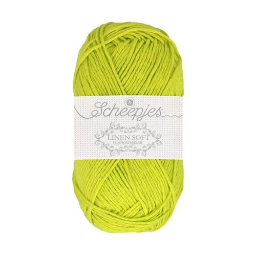 Włóczka Scheepjes Linen Soft 50g - 631 - limetka