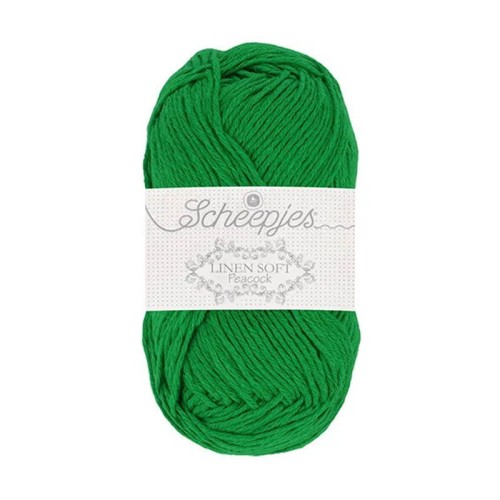 Włóczka Scheepjes Linen Soft 50g - 606 - koniczyna