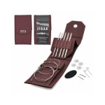 Zestaw drutów wymiennych Lykke Flight Mini Maroon 5" / 11.5 cm / 5 par drutów / 2 - 3 mm