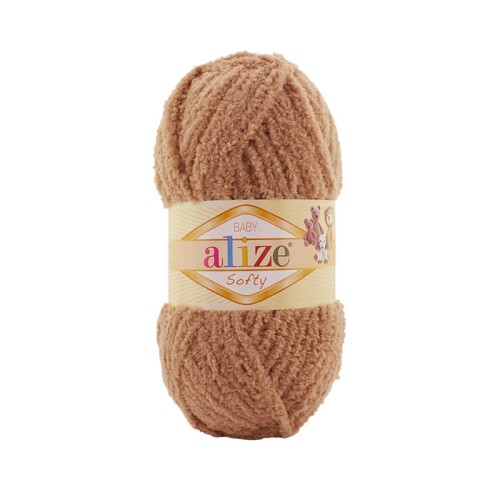Włóczka Alize Baby Softy 261 / ciepły brąz