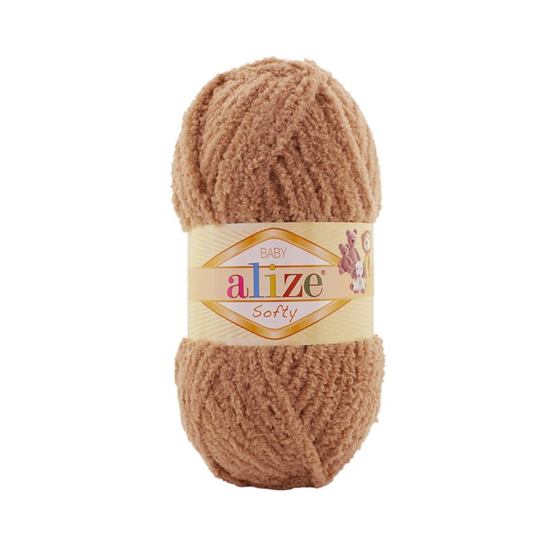 Włóczka Alize Baby Softy 261 / ciepły brąz