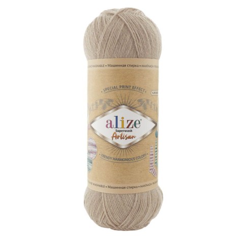 Włóczka skarpetkowa Alize Superwash Artisan 431 / beż