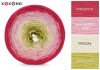 KOKONEK_NATURE NT566 Cherry pie - Magenta/malinowy róż/migdał/awokado
