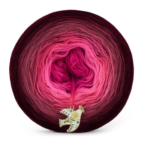 KOKONEK_Pure P208 - Buraczki/lody porzeczkowe/słodki róż/magenta  / 3 nitki / 1200 m / 240 g - GOTOWY