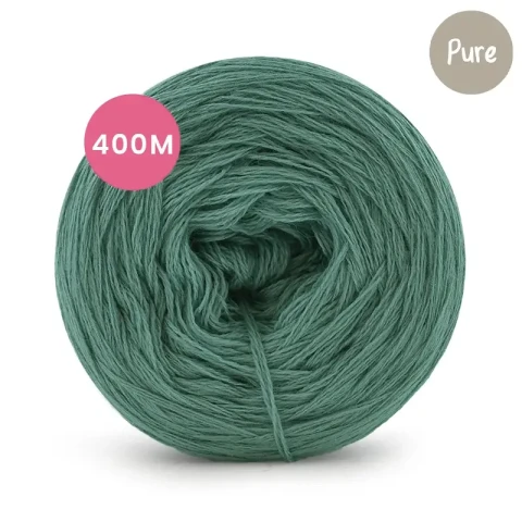 KOKONEK Pure Mono jeden kolor - jadeit / 400 m