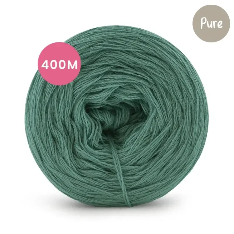 KOKONEK Pure Mono jeden kolor - jadeit / 400 m