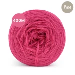 KOKONEK Pure Mono jeden kolor - słodki róż / 400 m