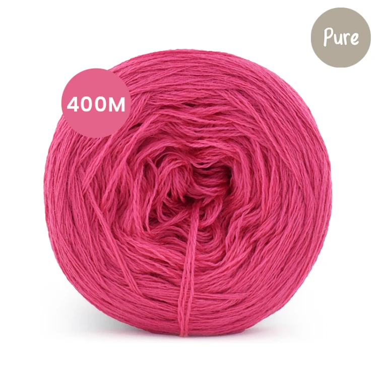 KOKONEK Pure Mono jeden kolor - słodki róż / 400 m