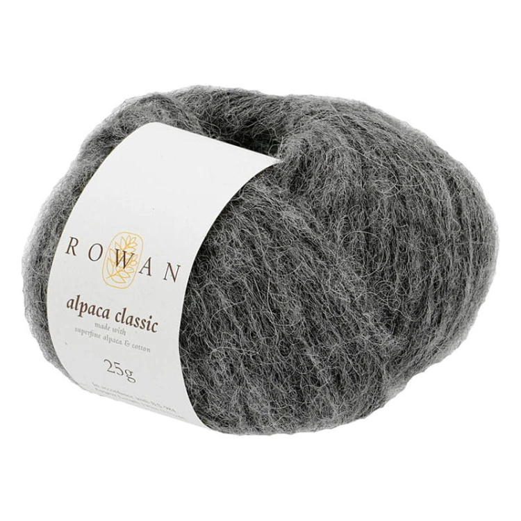 Włóczka Rowan Alpaca Classic 102 / grafit melanż