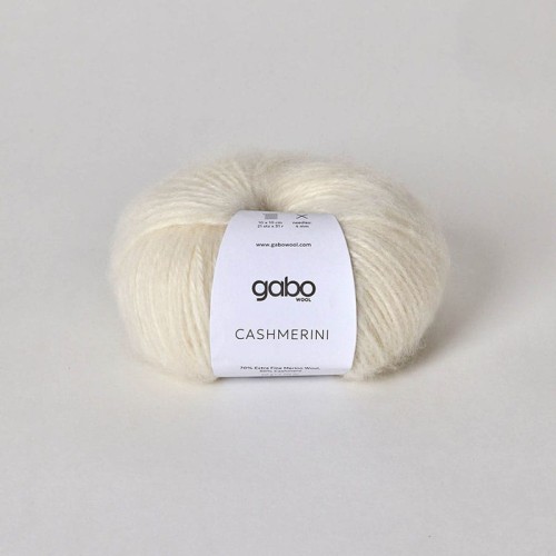 Włóczka Gabo Wool Cashmerini 100 / naturalny