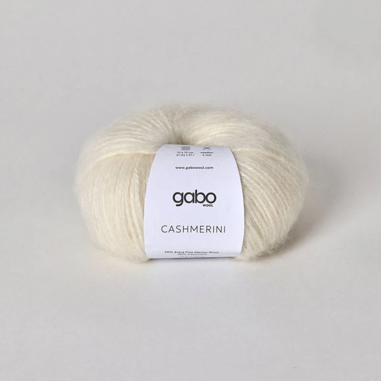 Włóczka Gabo Wool Cashmerini 100 / naturalny
