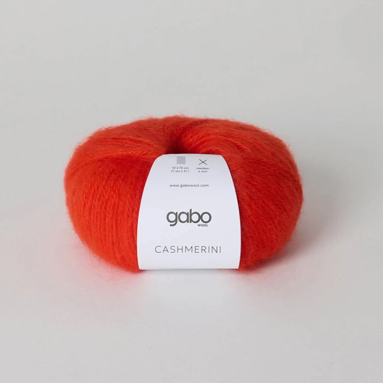 Włóczka Gabo Wool Cashmerini 5301 / czerwień