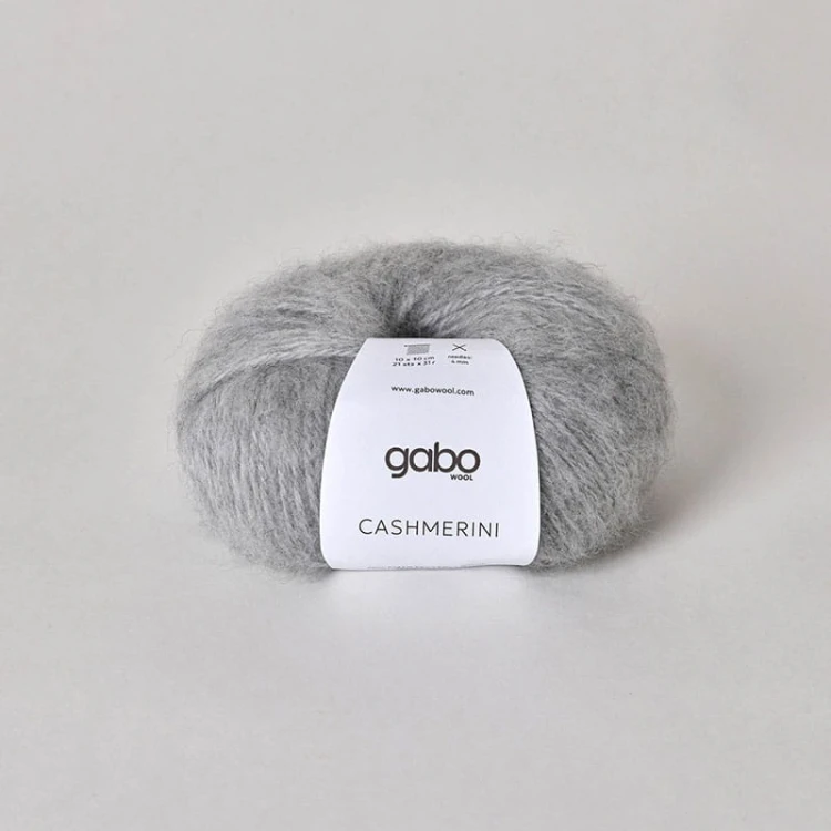 Włóczka Gabo Wool Cashmerini 5401 / jasny szary