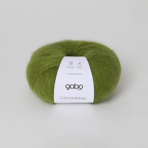Włóczka Gabo Wool Cashmerini 5591 / zielone awokado