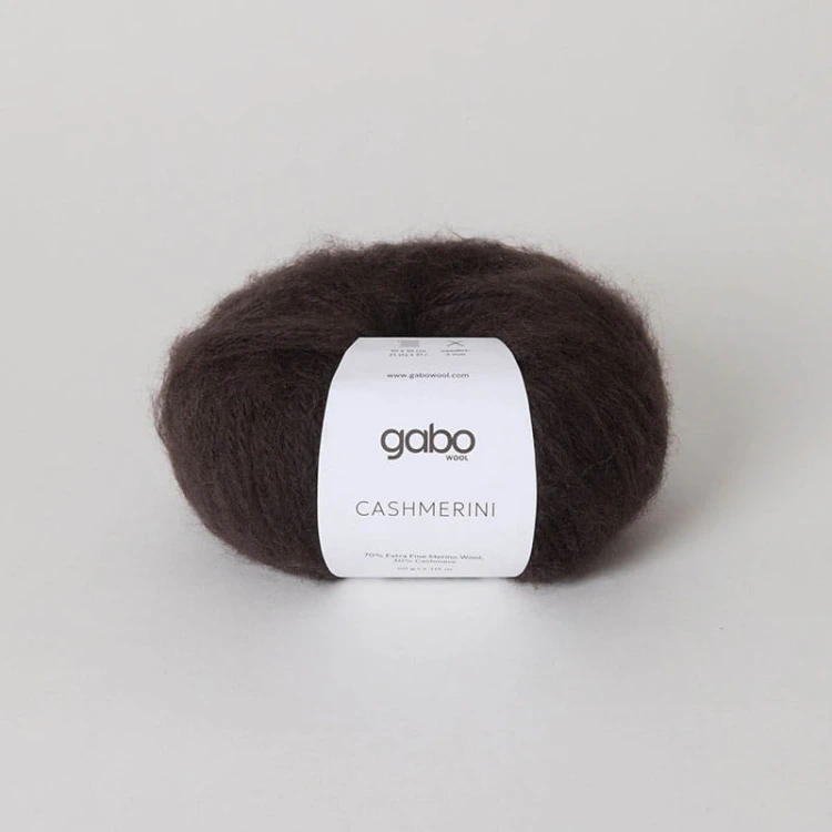Włóczka Gabo Wool Cashmerini 5612 / gorzka czekolada