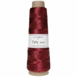 Włóczka / nić  z cekinami Go Handmade Party "deluxe" 18154 / burgund