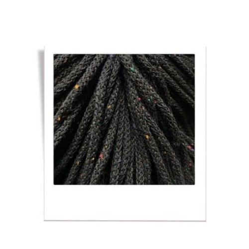 Sznurek pleciony bawełniany Bobbiny Junior / Księżycowy Pył / Midnight Dust / 3mm / 100m