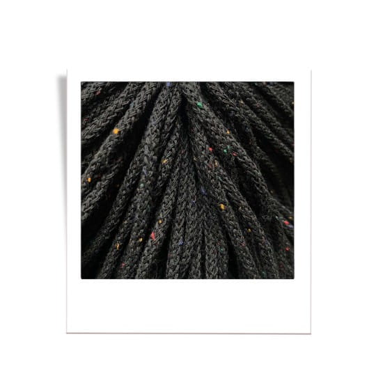 Sznurek pleciony bawełniany Bobbiny Junior / Księżycowy Pył / Midnight Dust / 3mm / 100m