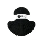 Sznurek pleciony bawełniany Bobbiny Premium / Księżycowy pył / Midnight Dust / 5mm / 100m