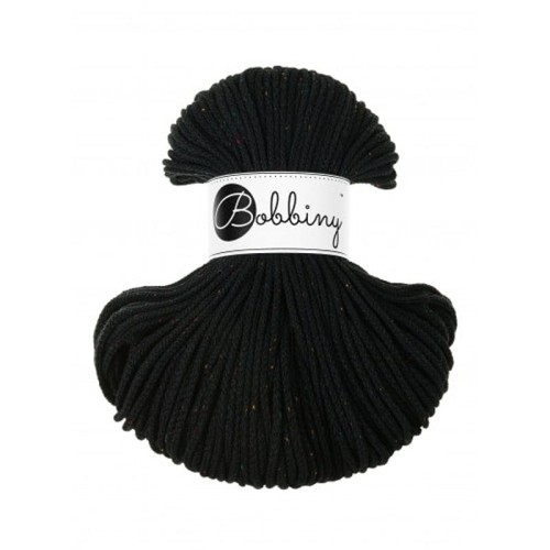 Sznurek pleciony bawełniany Bobbiny Junior / Księżycowy Pył / Midnight Dust / 3mm / 100m