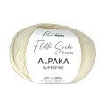Włóczka skarpetkowa Rellana 4-fach Alpaka Superfine 3130 / krem