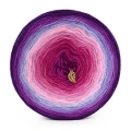 KOKONEK Merino 9K 02 - Śliwka/ciemny cyklamen/jasny fiolet/lawenda/landrynka/chłodny róż/piwonia/fuksja/jeżyna / 3 nitki / 1400 m / 300 g