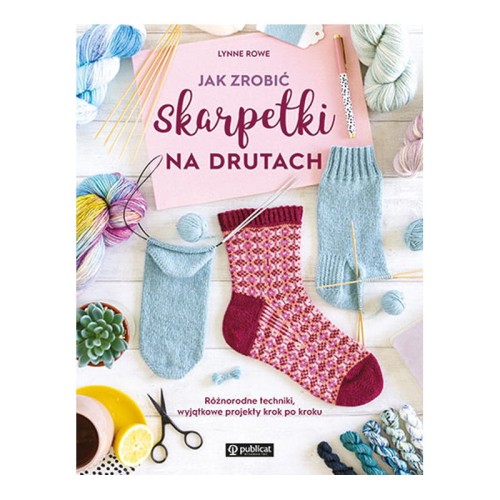 Książka Jak zrobić skarpetki na drutach - w języku polskim