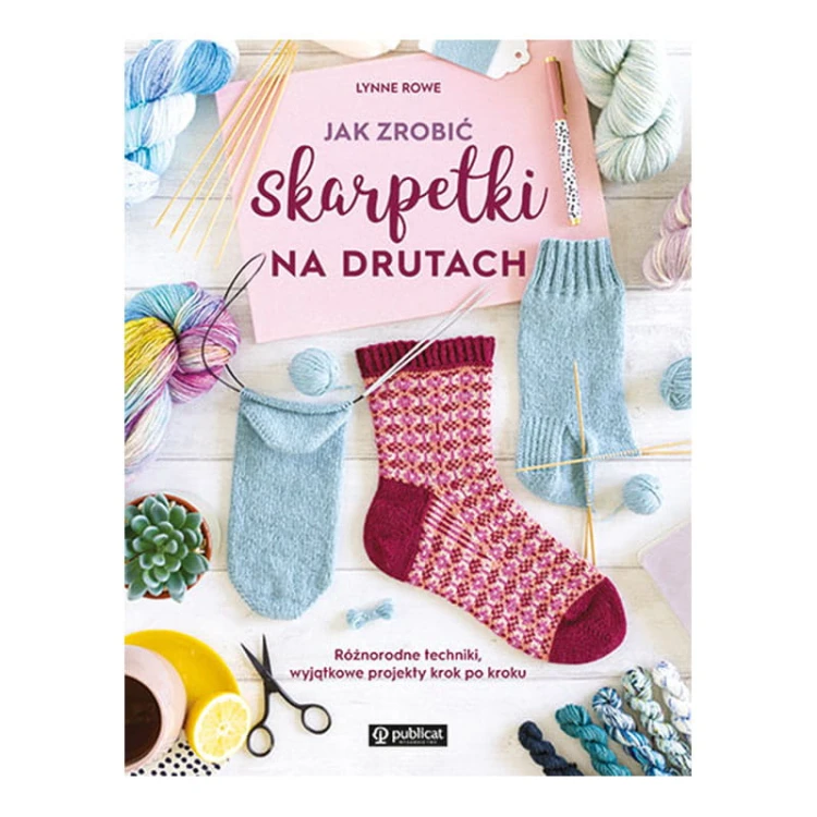 Książka Jak zrobić skarpetki na drutach - w języku polskim