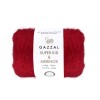 Włóczka Gazzal Super Kid Mohair & Merinos 61274 / ognista czerwień