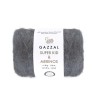 Włóczka Gazzal Super Kid Mohair & Merinos 61285 / ciemny szary