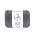 Włóczka Gazzal Super Kid Mohair & Merinos 61285 / ciemny szary