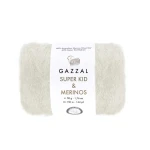 Włóczka Gazzal Super Kid Mohair & Merinos 61277 / gołębi