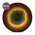 KOKONEK Merino 9K 06 - Czekolada/brąz/miedź melanż/toffi/miodowy/limetka/oliwka/khaki/khaki melanż / 3 nitki / 1400 m / 300 g