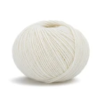Włóczka Lamana Como Cashmere 00 / krem