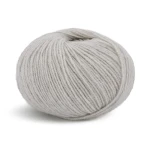 Włóczka Lamana Como Cashmere 57M / jasny szary melanż
