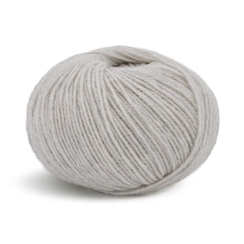 Włóczka Lamana Como Cashmere 57M / jasny szary melanż