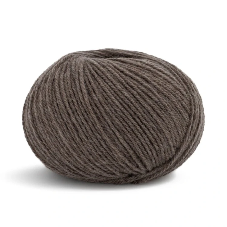 Włóczka Lamana Como Cashmere 48M / brąz melanż
