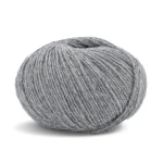 Włóczka Lamana Como Cashmere 05M / szary melanż