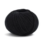 Włóczka Lamana Como Cashmere 01 / czerń