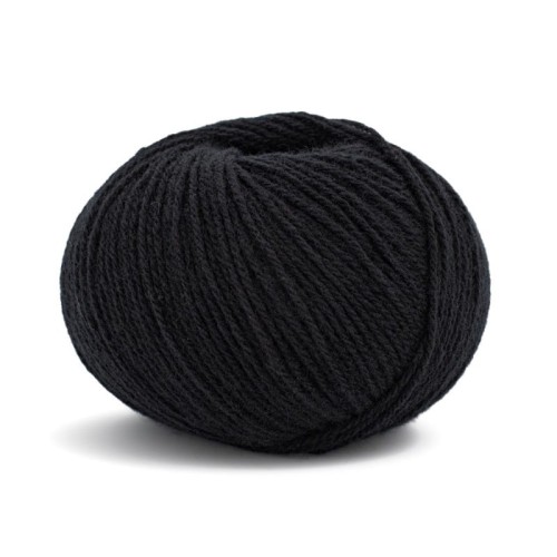 Włóczka Lamana Como Cashmere 01 / czerń